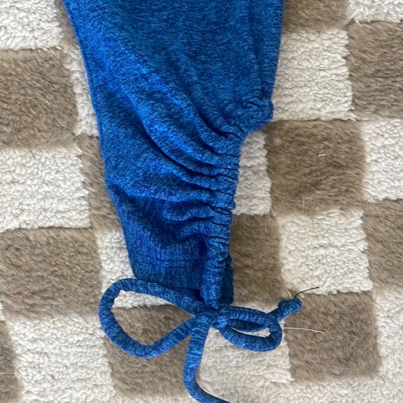 Lanston Sport Foster Side-Tie Capri Leggings - Picture 8 of 8